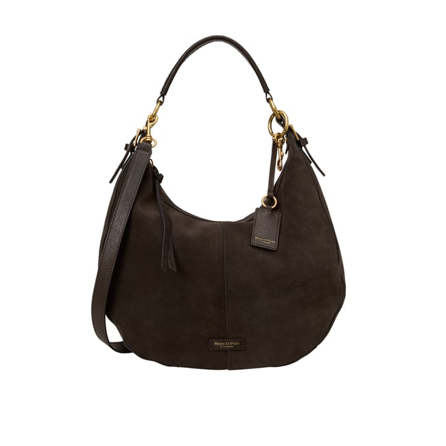 Sac à bandoulière modèle Philine moyen en cuir velours souple - MARC O'POLO