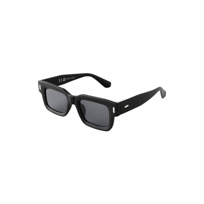 Lunettes de soleil à monture épaisse noir <span itemprop=