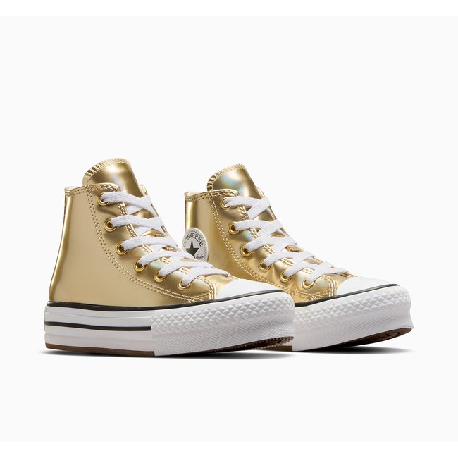 Baskets CHUCK TAYLOR ALL STAR EVA LIFT PLATFORM METALLIC or clair métallique/blanc <span itemprop=