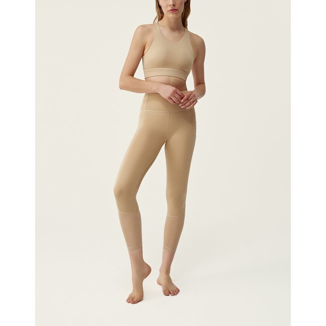 Collants de sport ASHA beige <span itemprop=