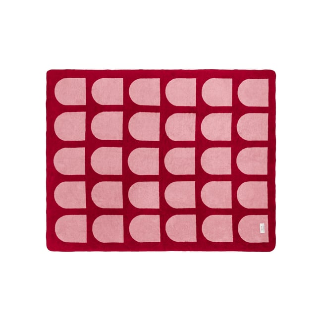 Plaid GILLI jus de cerise <span itemprop=