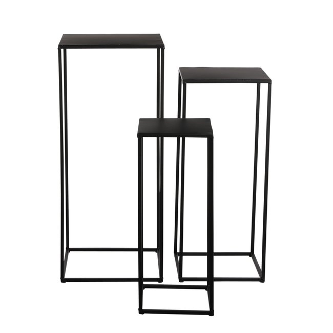 Lot de 3 tables d'appoint H70 cm QUINTY - MICA DECORATIONS