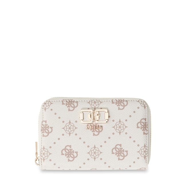 Portefeuille Emelie Logo blanc multi <span itemprop=