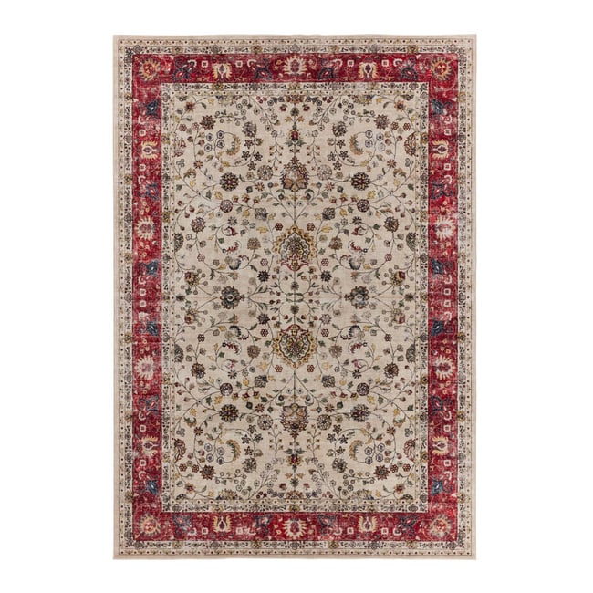 Tapis intérieur rectangulaire vintage IVO Couleur multicolore <span itemprop=