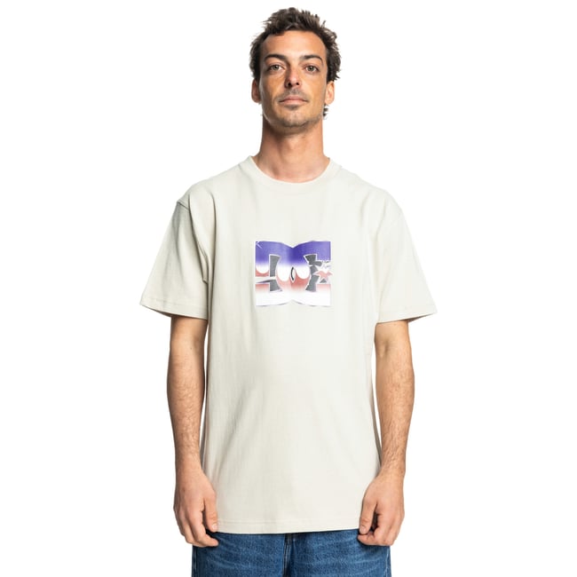 T-shirt à manches courtes METALLIC STAR. gris pelican <span itemprop=
