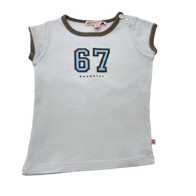 T-shirt bébé - Bon état bleu <span itemprop=
