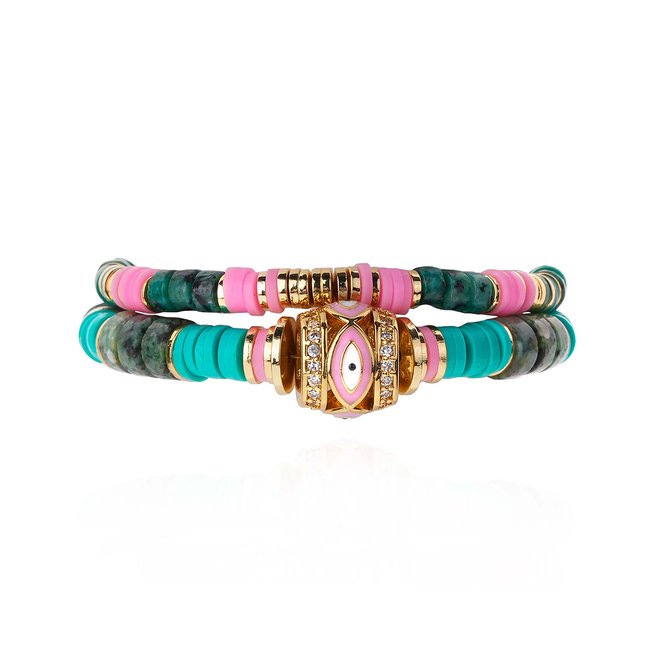 Bracelet ajustable avec perles TWEEKS - HIPANEMA