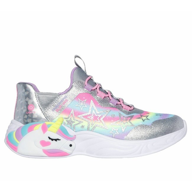 Slip-Ins Trainers: Unicorn Dreams Starry Lite, silver-coloured, SKECHERS