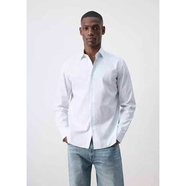 Chemise coton rayures regular-fit - MANGO MAN