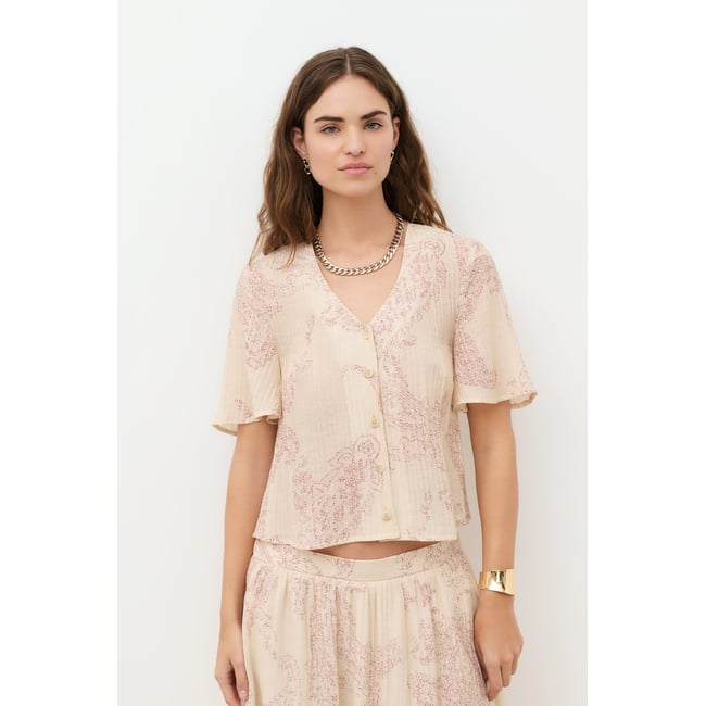 Chemise Becca ivoire <span itemprop=