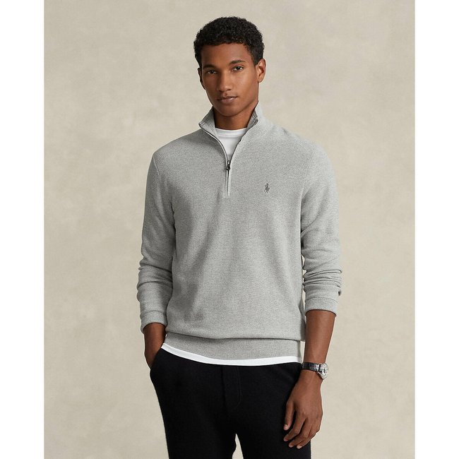 Polo half zip jumper clearance