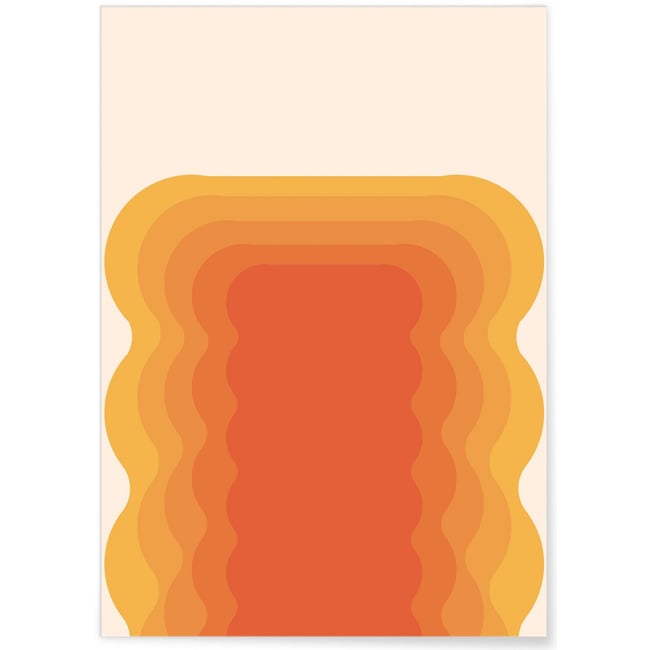 Affiche Rétro Couleur blanc <span itemprop=