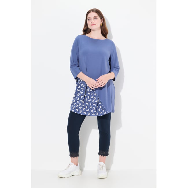 T-shirt en coton bio bleu atlantique <span itemprop=