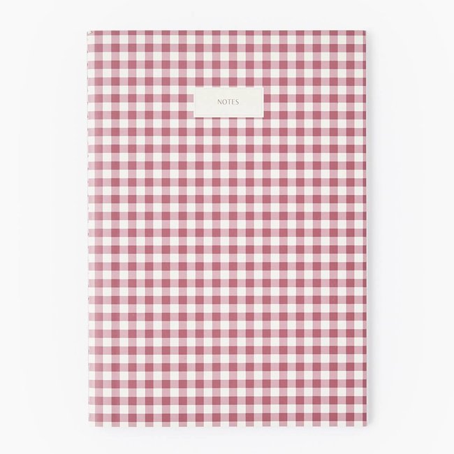 Carnet A5 ligné, 48 pages merlot <span itemprop=