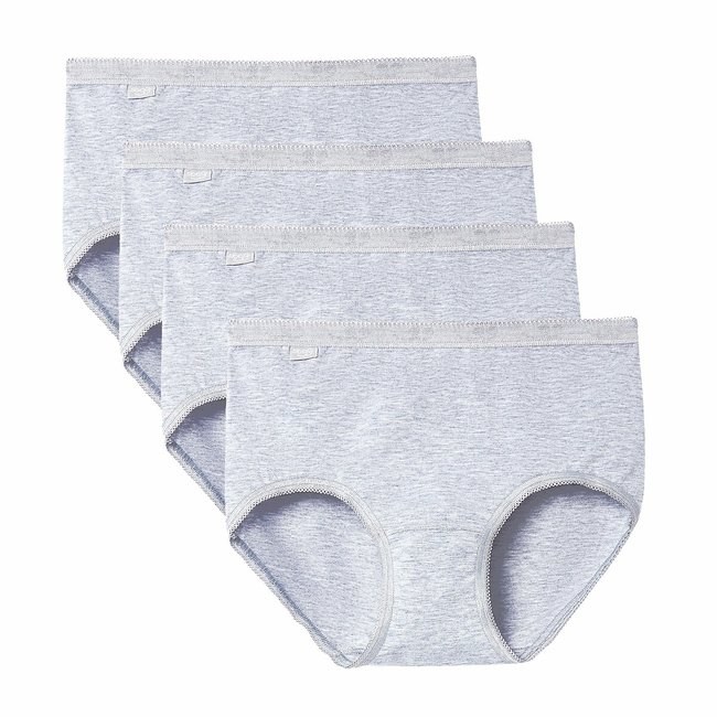 Slip midi Basic confezione da 3+1 gratuito grigio SLOGGI