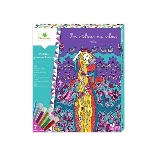 Les Ateliers Du Calme : Paillettes - Princesses De Contes multicolore <span itemprop=