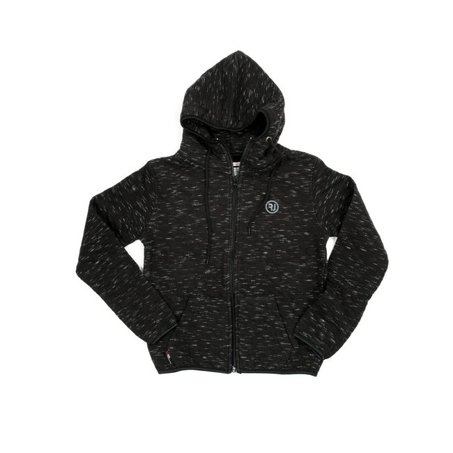 Sweat à Capuche Zippé Wantos noir <span itemprop=