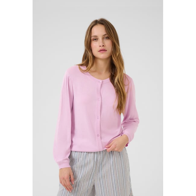 Knitted cardigan rose winsome orchid <span itemprop=