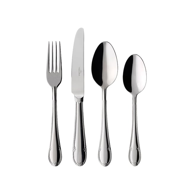 Ménagère 24Pcs. MADEMOISELLE Couleur argent/platine <span itemprop=