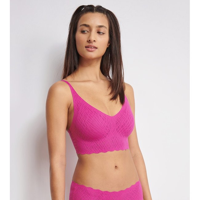 Sujetador ampliforme Zero Feel Bliss fucsia <span itemprop=