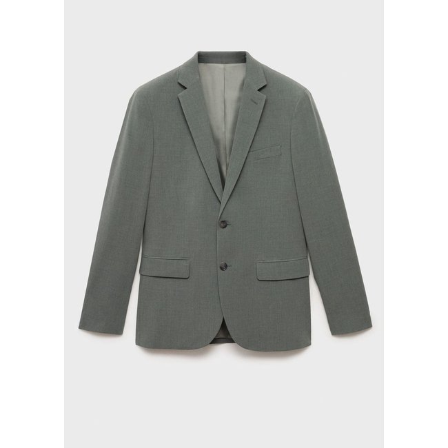 Veste costume París super slim-fit vert <span itemprop=