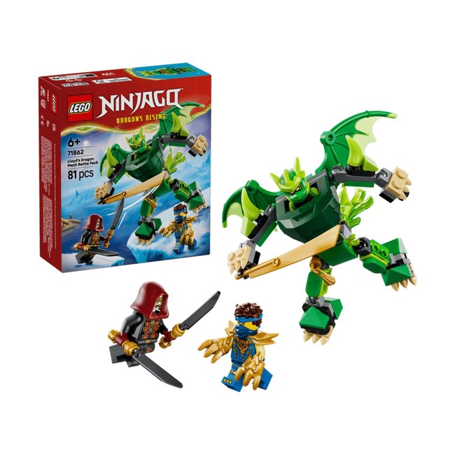 Ninjago Pack de combat : le robot dragon de Lloyd multicolore <span itemprop=