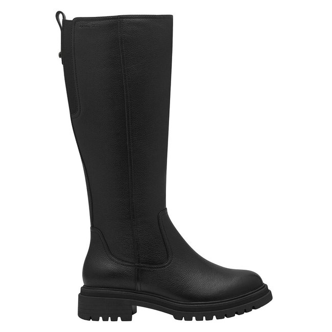Flat Riding Boots, black, TAMARIS