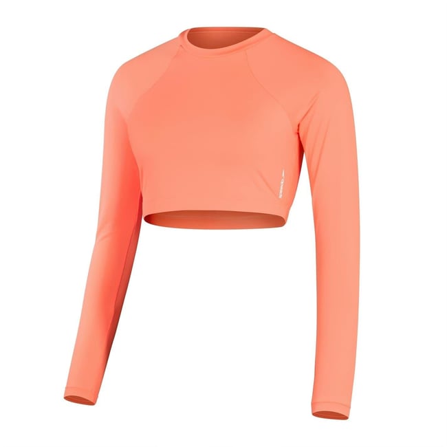 Haut court manches raglan motif/style logo pêche <span itemprop=