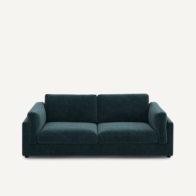 Canapé convertible, en velours chenille, CÉSAR - AM.PM