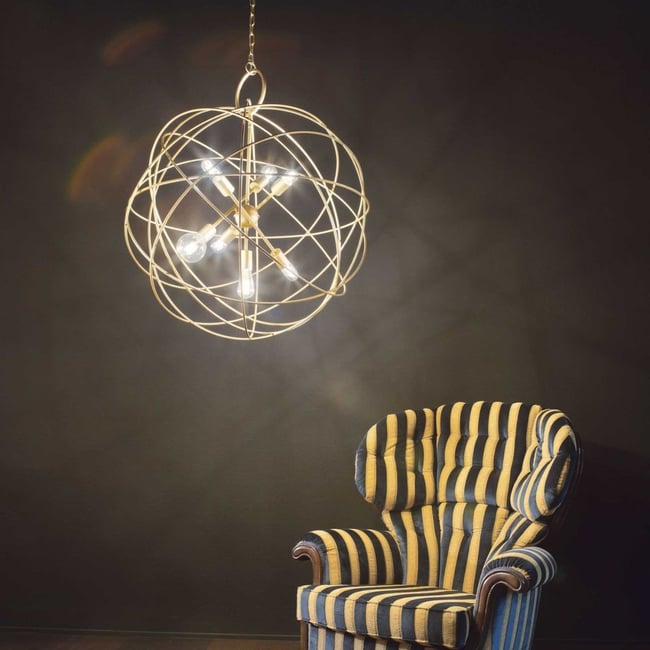 Suspension    KONSE Couleur doré <span itemprop=