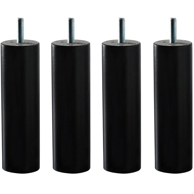 Pieds De Lit Carrés En Bois Wengué – Lot De 4, Hauteur 15 Cm, Filetage 8 Mm, Fabriqué En France - 8