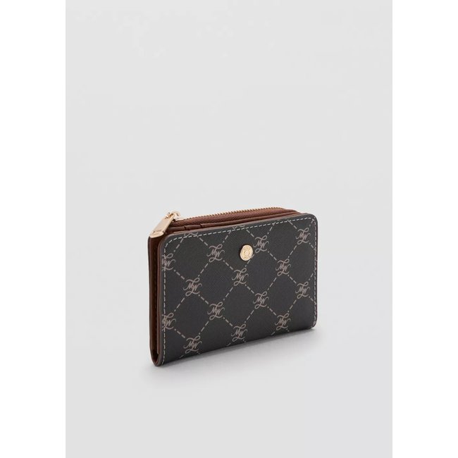 Portefeuille moyen imprimé logo - MANGO