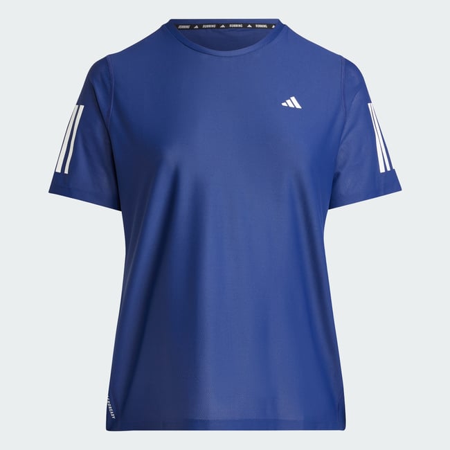 T-Shirt Own The Run (Grandes Tailles) T-Shirt Own The Run (Grandes Tailles) dark blue / white <span itemprop=