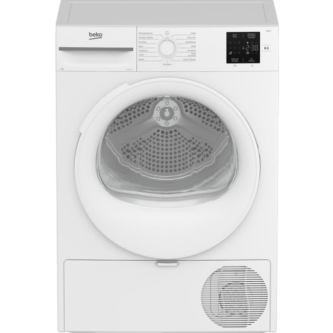 Sèche linge pompe à chaleur D3H17D91W - BEKO