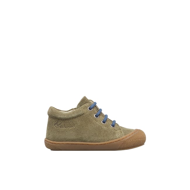 Chaussures premiers pas en suède avec fermeture éclair COCOON ZIP - NATURINO