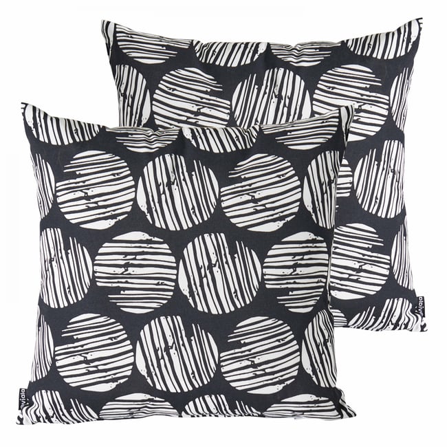 Lot de 2 coussins carrés, QUITO - OVIALA