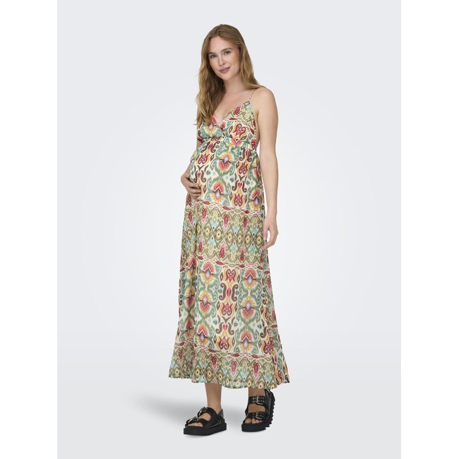 OLMASTA Robe midi Robe oil green <span itemprop=