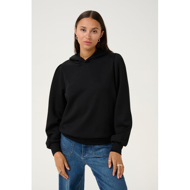 Sweatshirt noir black deep <span itemprop=