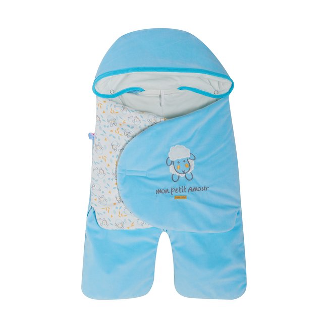 Nid de naissance securite auto fitzgerald bleu <span itemprop=