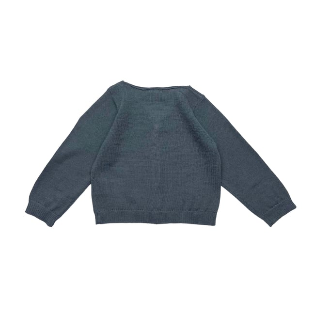 Cardigan bébé - Très bon état gris <span itemprop=
