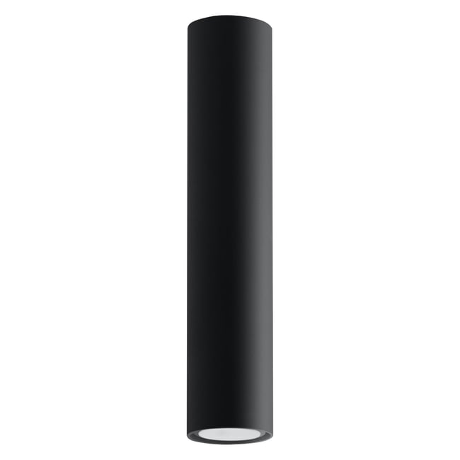 Plafonnier Acier Noir GU10 1 Lagos 30 Couleur noir <span itemprop=