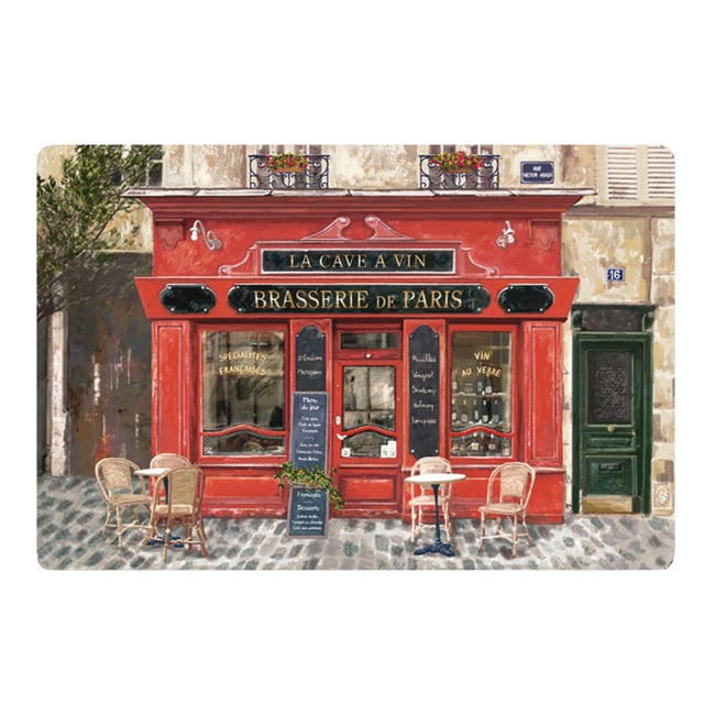 Set de Table Brasserie de Paris assortis <span itemprop=