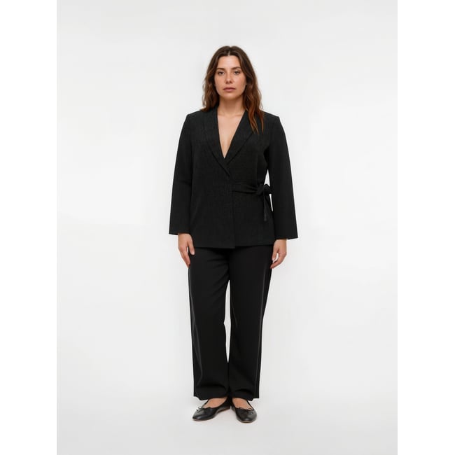 Pantalon De Tailleur dark grey melange <span itemprop=