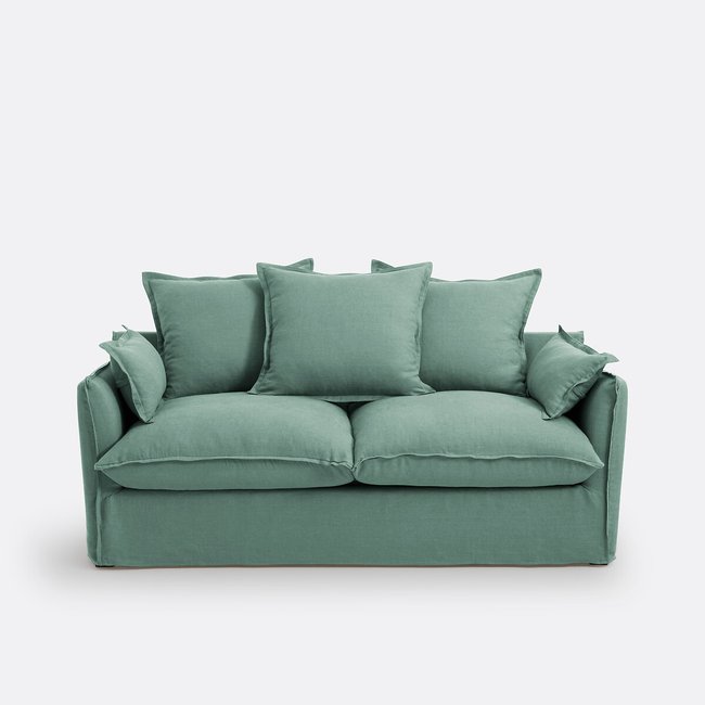 Divano letto 14 cm, lino stropicciato, Odna - LA REDOUTE INTERIEURS