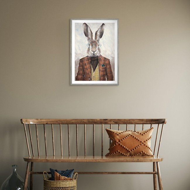 50x70cm Harry Framed Print, multi-coloured, SO'HOME