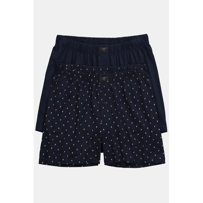 Lot de 2 boxers FLEXNAMIC®, OEKO-TEX bleu marine <span itemprop=