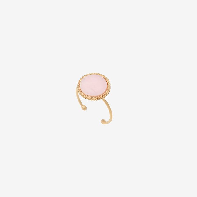 Bague plaqué or - LADY rose <span itemprop=