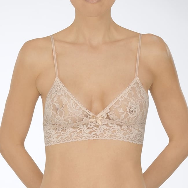 Soutien-gorge en dentelle à bretelles fines chai <span itemprop=