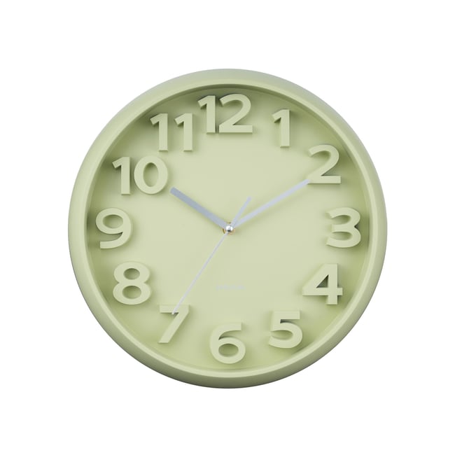 Horloge Murale Polystyrène ELEVATED CLASSIC NUMBERS - KARLSSON