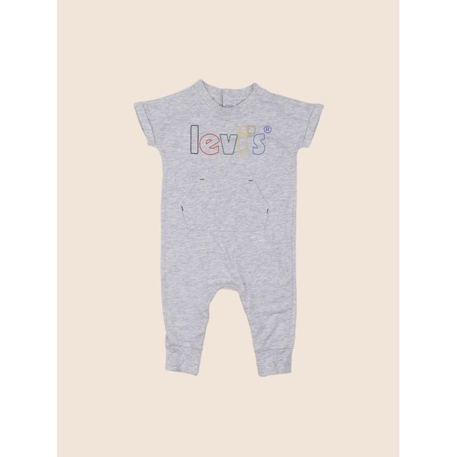 Pyjama coton - Très bon état gris <span itemprop=